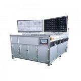 Automatic Solar module EL defect tester of solar module making machines is used to test the solar cell crack，breakage, black spot，mixed wafers，process defect，cold solder Joint phenomenon.