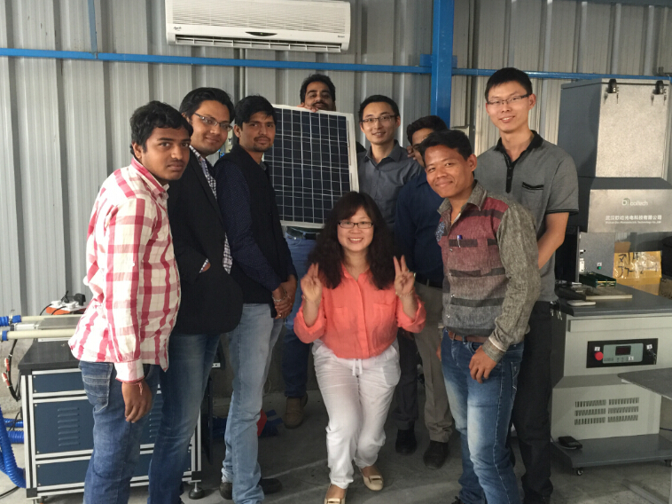 5MW solar panel production line factory  build in  India  Vadodara 